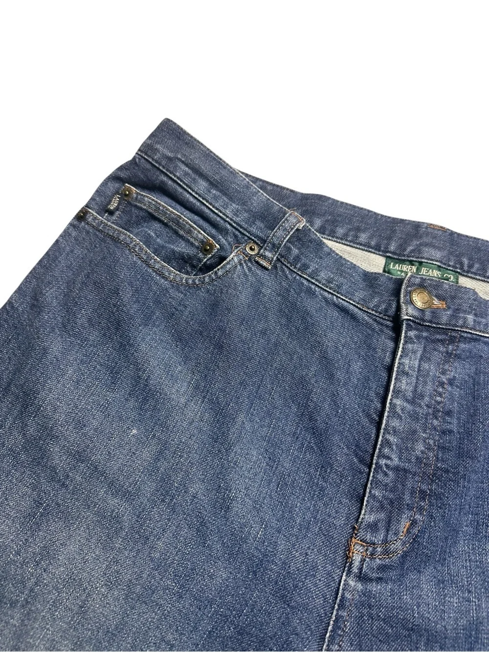 Lauren Jeans Co. Ralph Lauren High-Waist Jeans, size 14